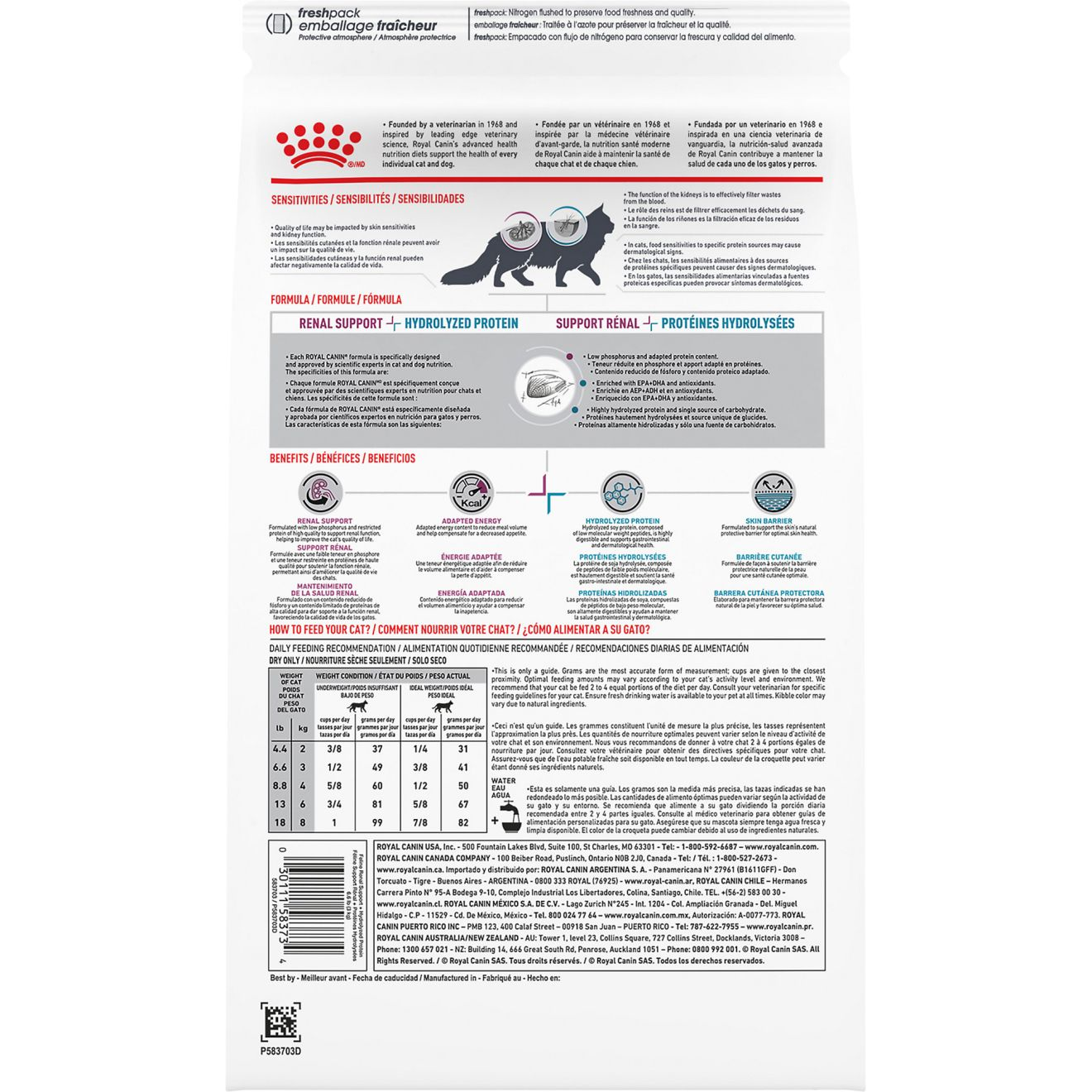 Feline Renal Support Hydrolyzed Protein Royal Canin US