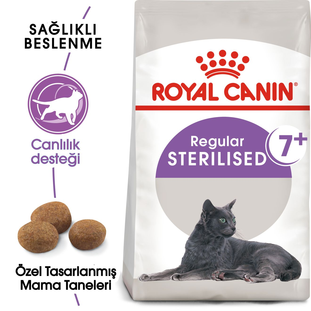 Sterilised 7+ Yaşlı Kedi Kuru Maması