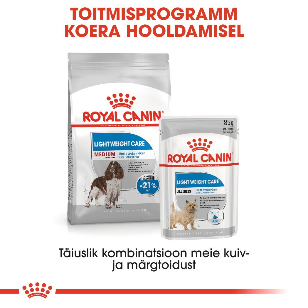 Royal Canin Medium Light Weight Care kuivtoit