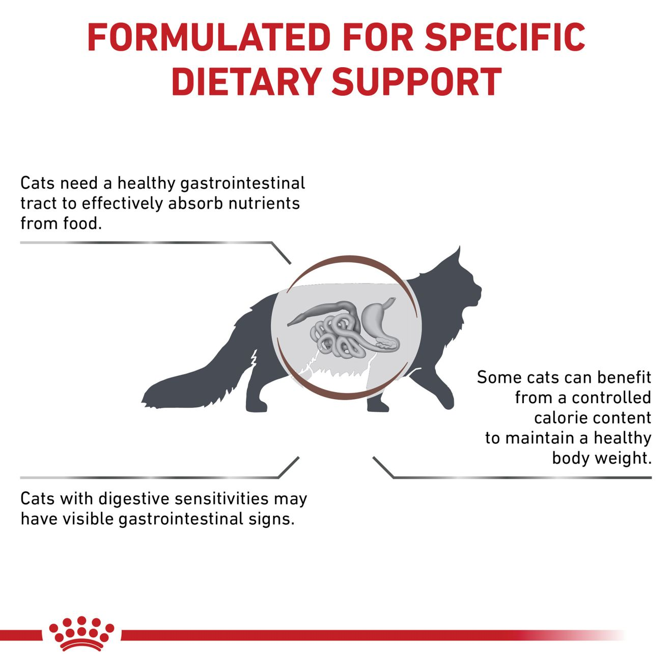 Gastrointestinal moderate calorie outlet cat food