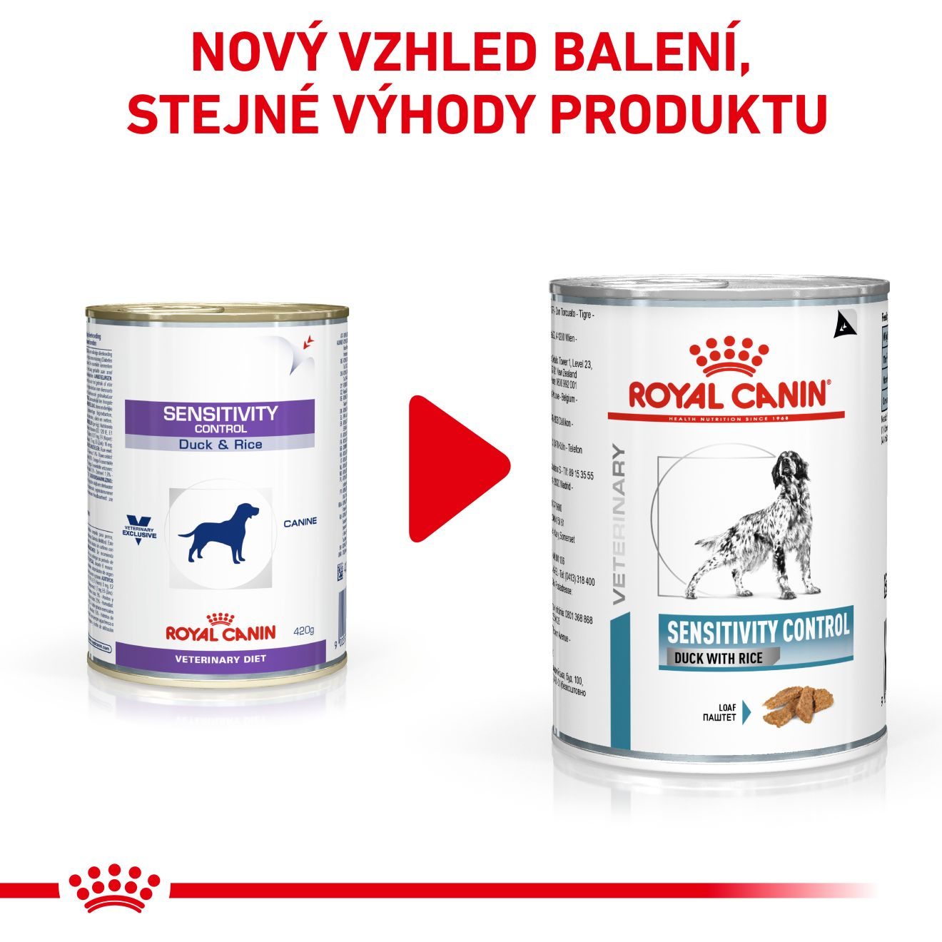 VHN Dog Sensitivity Control Duck with Rice Konzerva