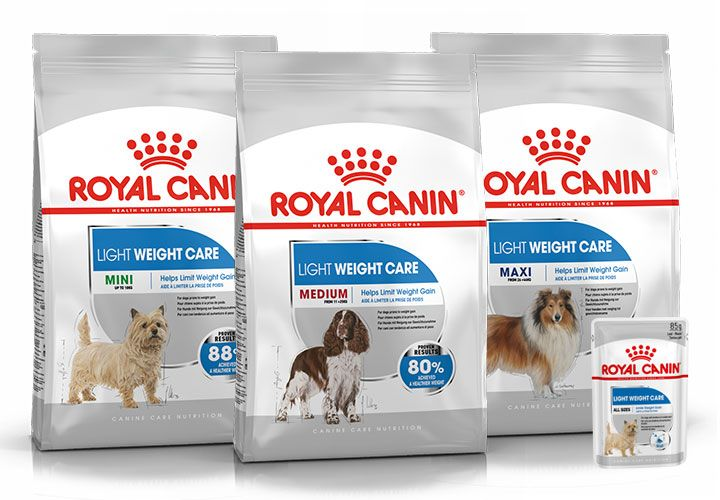 Royal canin light store weight