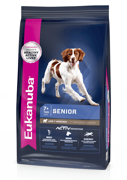 EUKANUBA - SENIOR MEDIUM BREED LAMB 1ST INGREDIENT - PACKSHOT- EN/SP