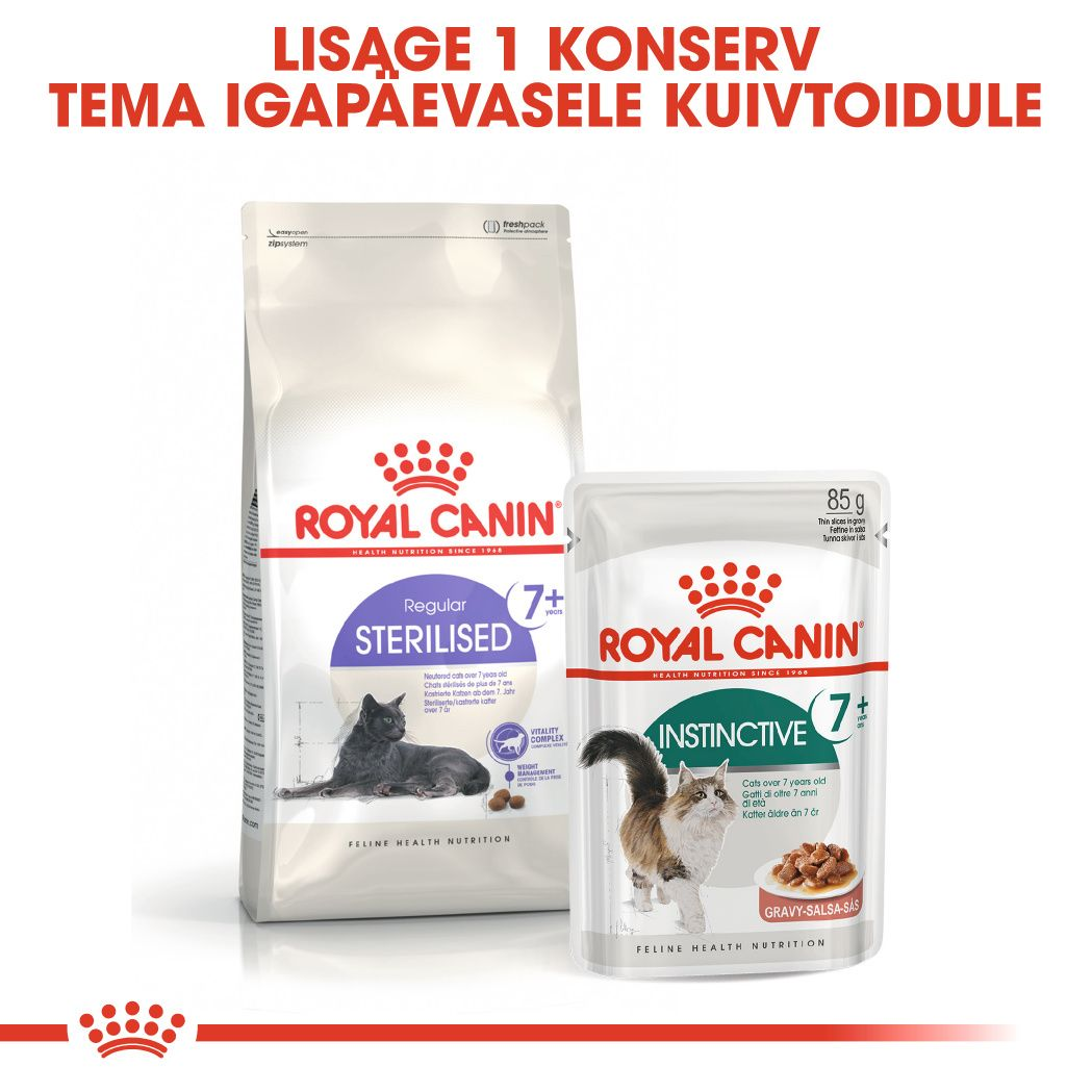 Royal Canin Sterilised 7+ kuivtoit