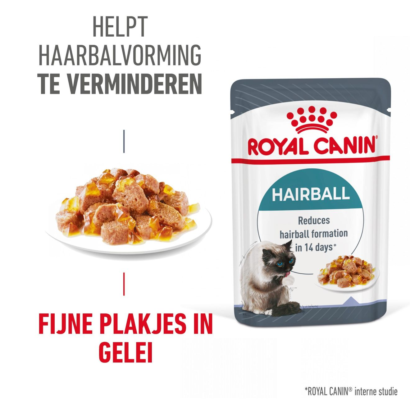 Hairball Care in Jelly (brokjes in gelei)