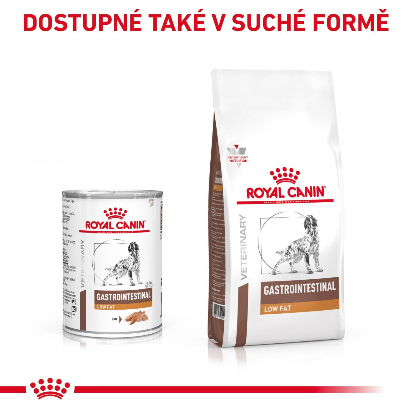 VHN Dog Gastrointestestinal Low Fat Konzerva