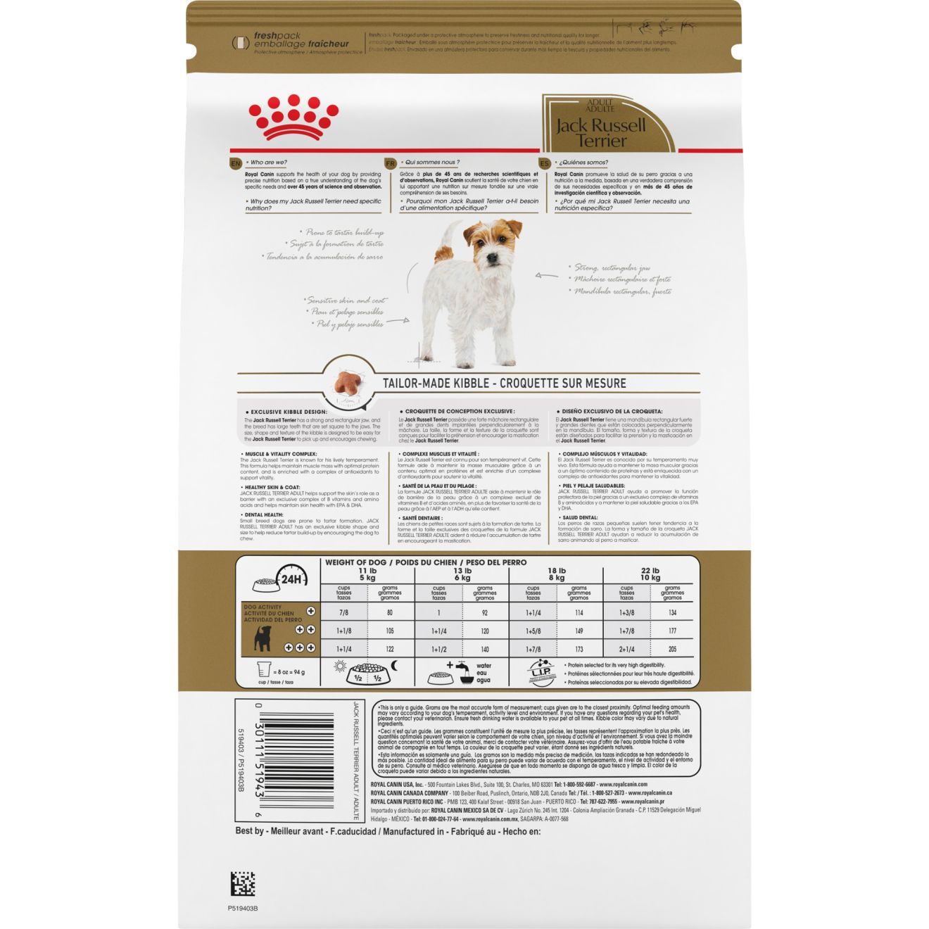 Royal canin jack russell hotsell dog food