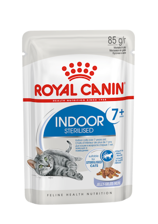Royal Canin Indoor Sterilised 7+ konserv (õhukesed tükid želees)