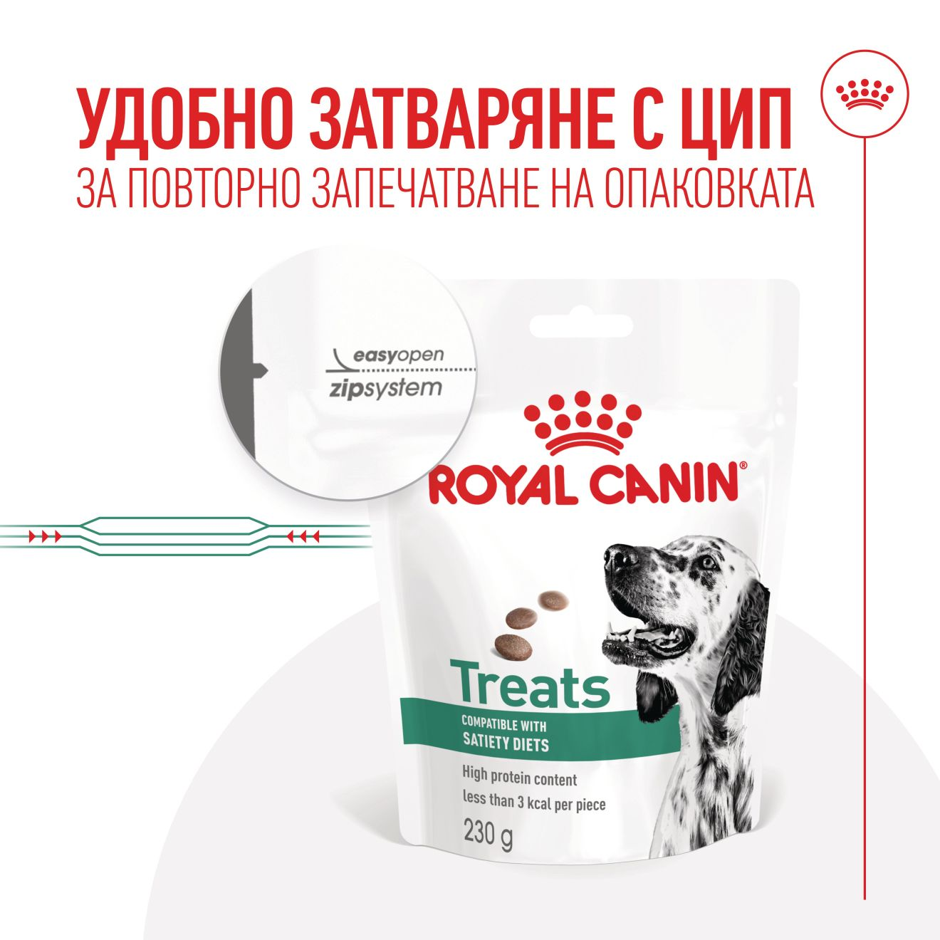 TREATS COMPATIBLE WITH SATIETY DIETS