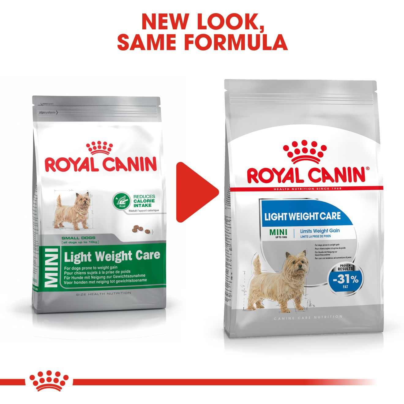 mini light weight care royal canin