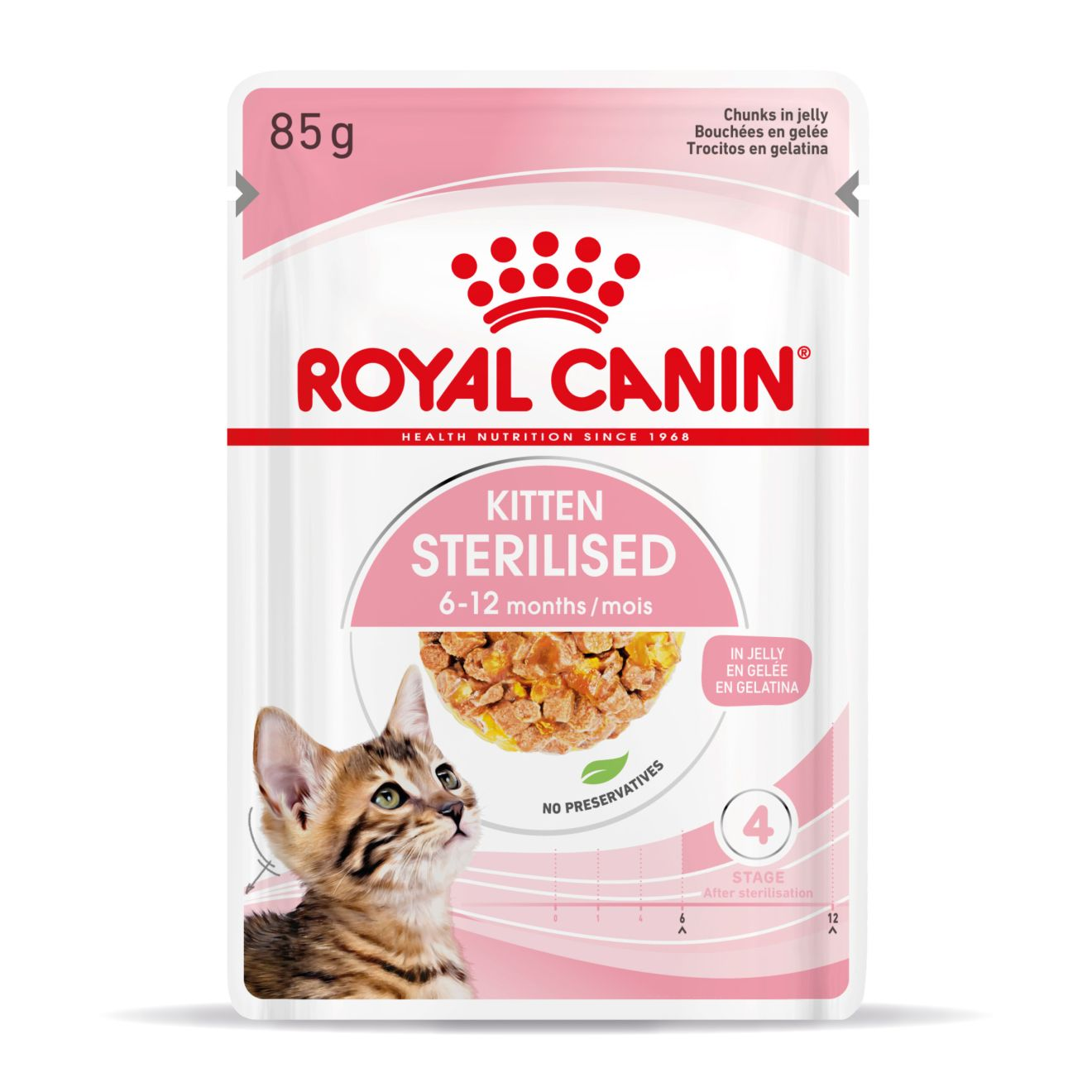 Kitten Sterilised Jelly (émincés en gelée)