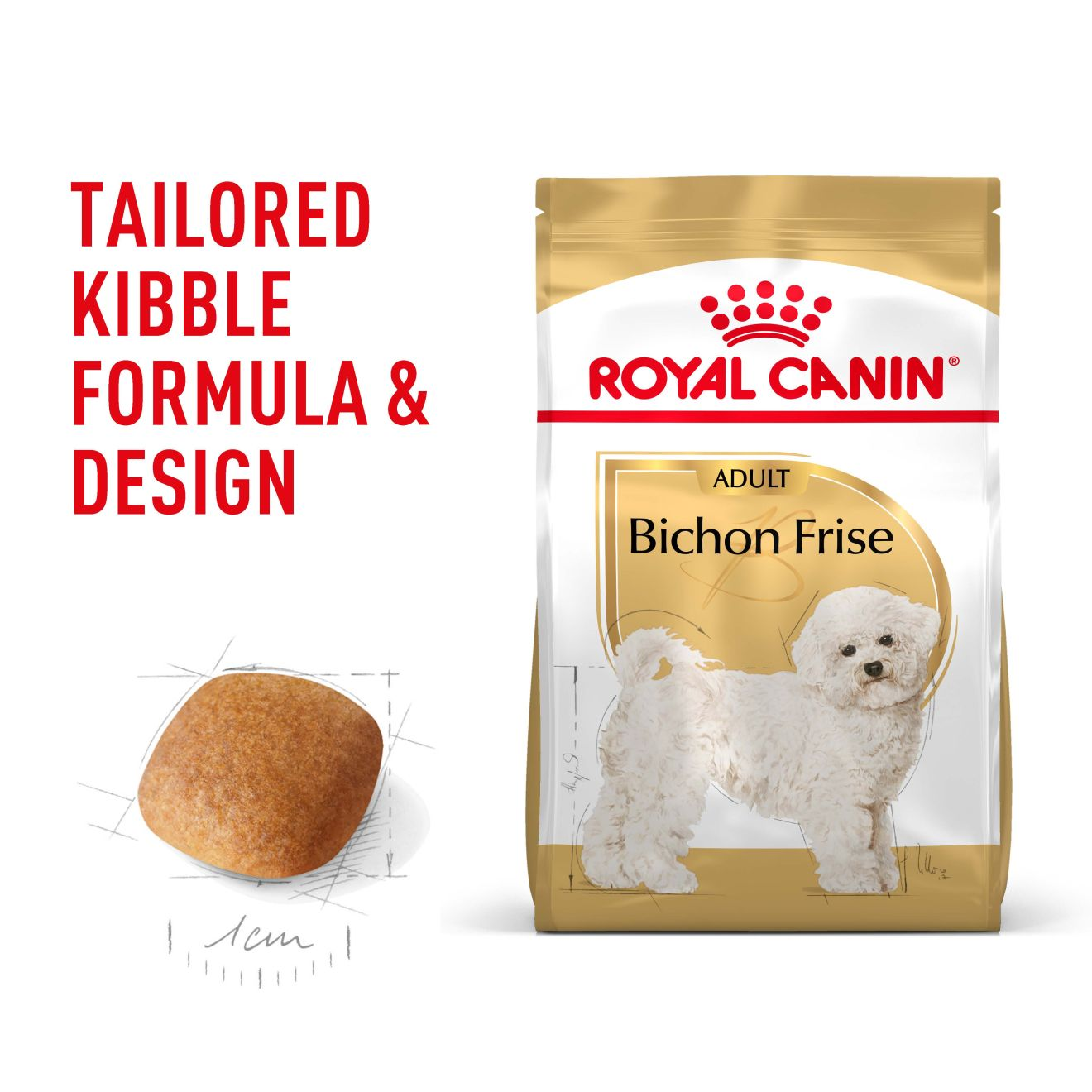 Royal Canin Bichon Frise - Alimento seco para perros adultos, bolsa de