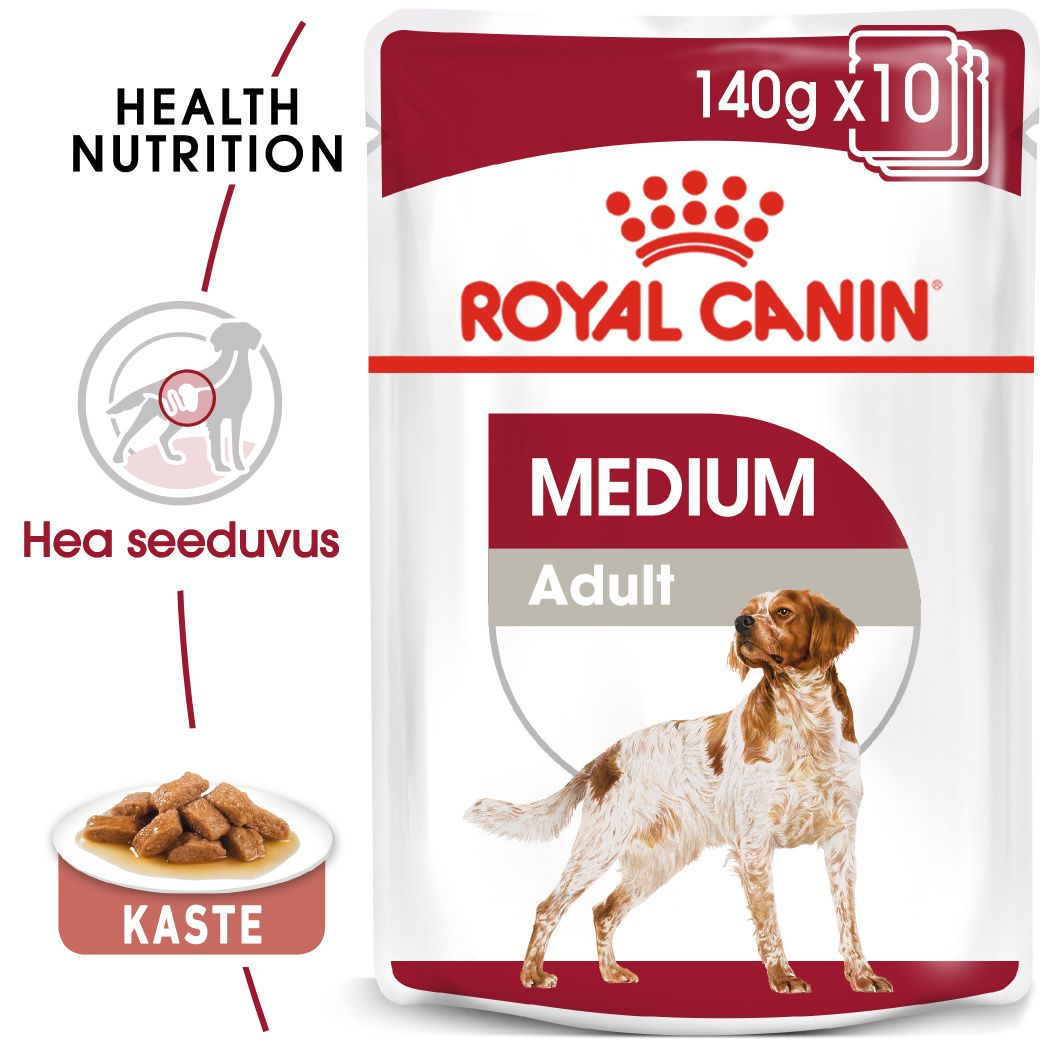 Royal Canin Medium Adult konserv (tükid kastmes)