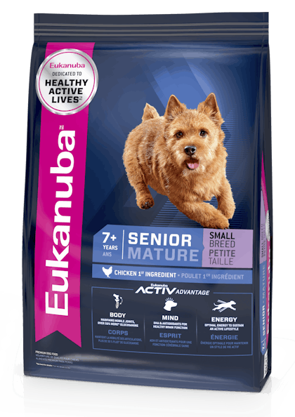 EUKANUBA - SENIOR SMALL BREED - PACKSHOT- EN/FR