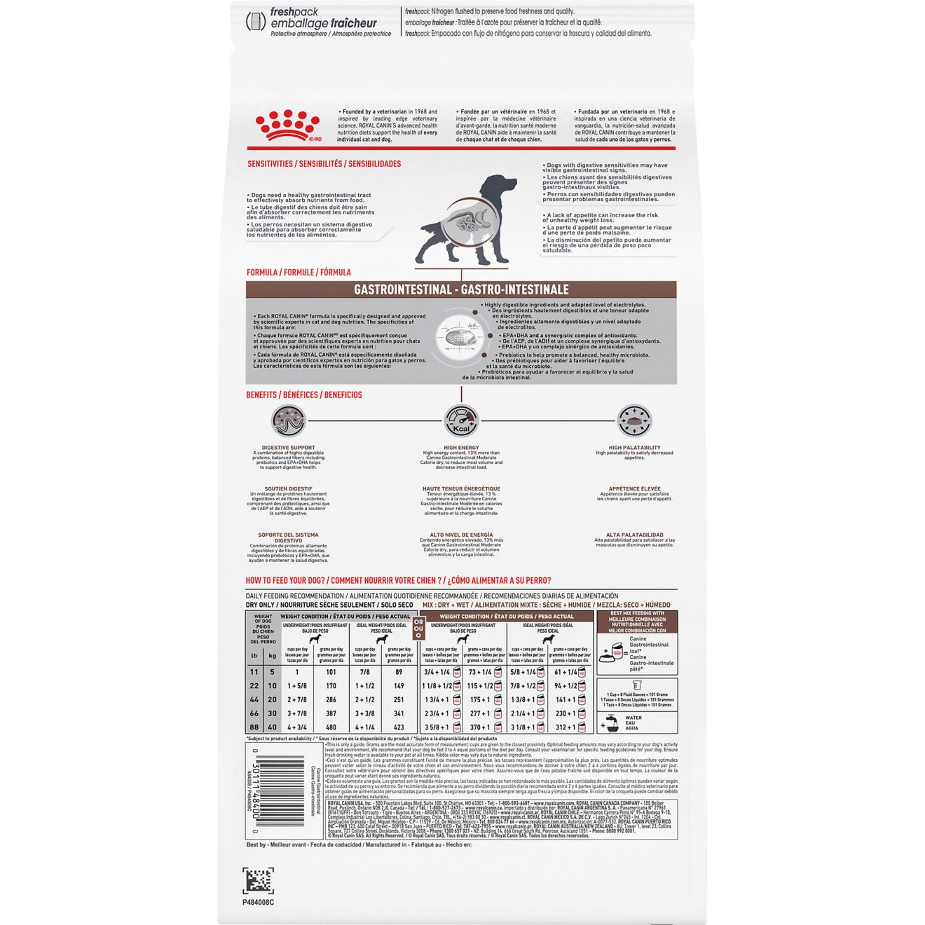 Royal canin gastrointestinal store dry dog food