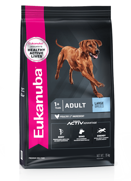 Eukanuba – Adult Large Breed Chicken_3D Left Justified