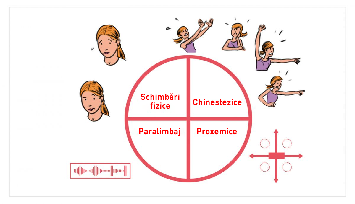 Figura 1. Există patru tipuri de comunicare nonverbală. Știți pe care îl utilizați cel mai mult?