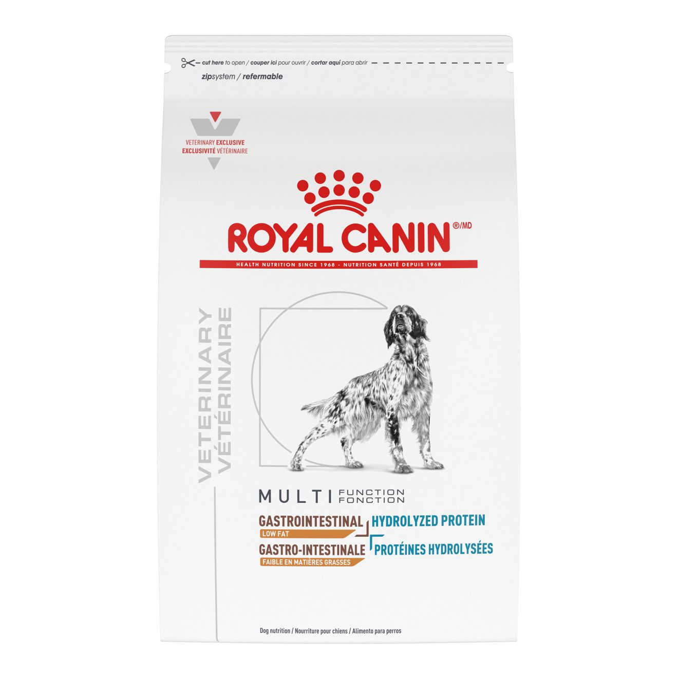 Canine Gastro-Intestinale Faible En Matières Grasses + Protéines Hydrolysées 