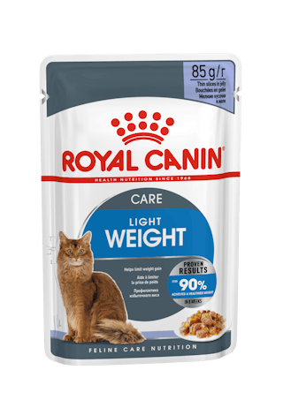 อาหารแมวโต ที่ต้องการควบคุมน้ำหนัก ชนิดเปียก (LIGHT WEIGHT CARE JELLY)