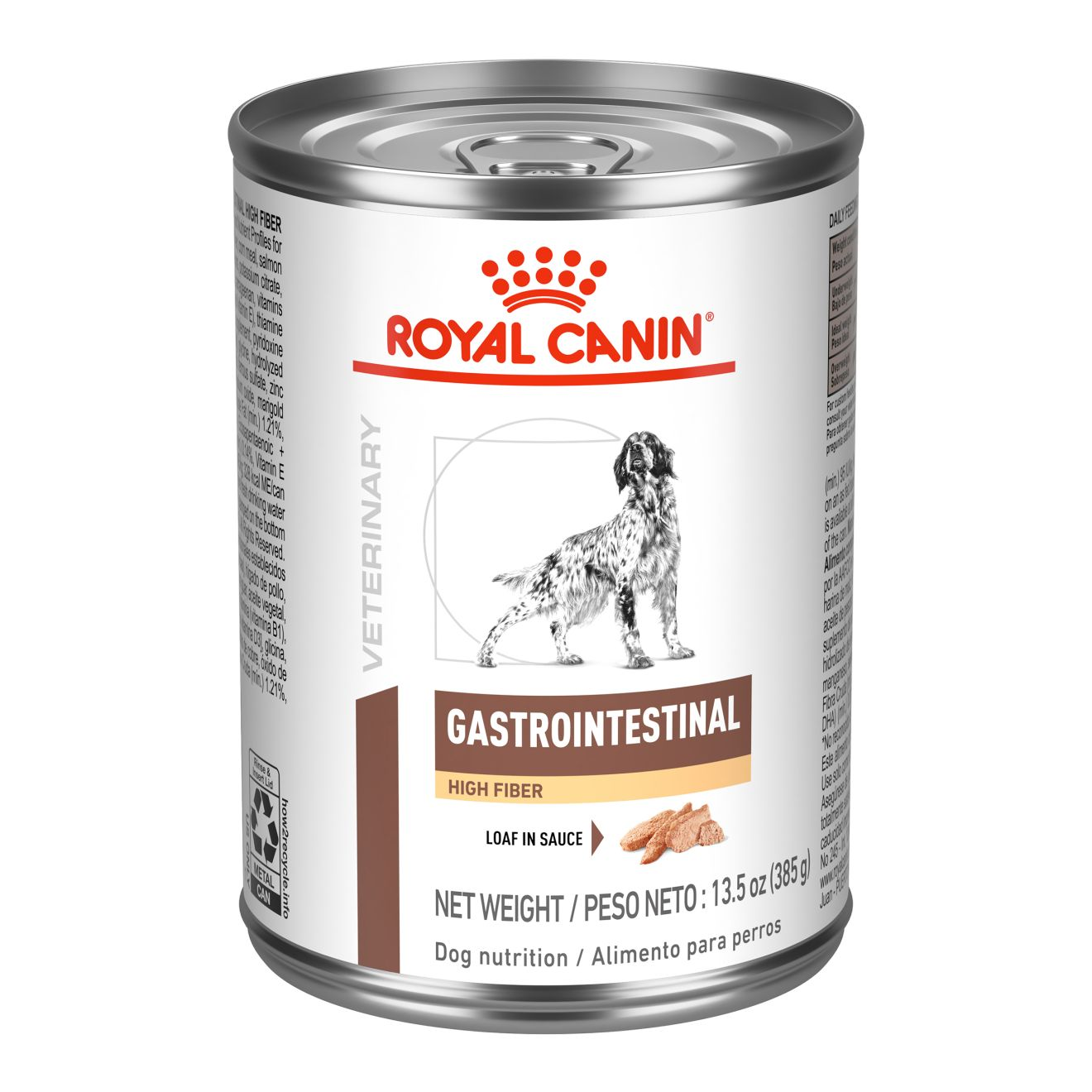 Canine Gastrointestinal High Fiber Loaf In Sauce Royal Canin US