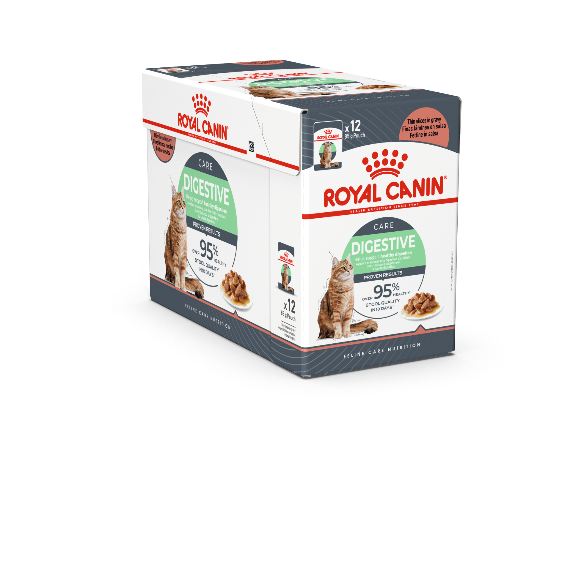 Royal Canin - Feline Wet Digestive Care Gravy Adult Våtfoder för katt 85 g x 12 st - Katt - ZOO.se