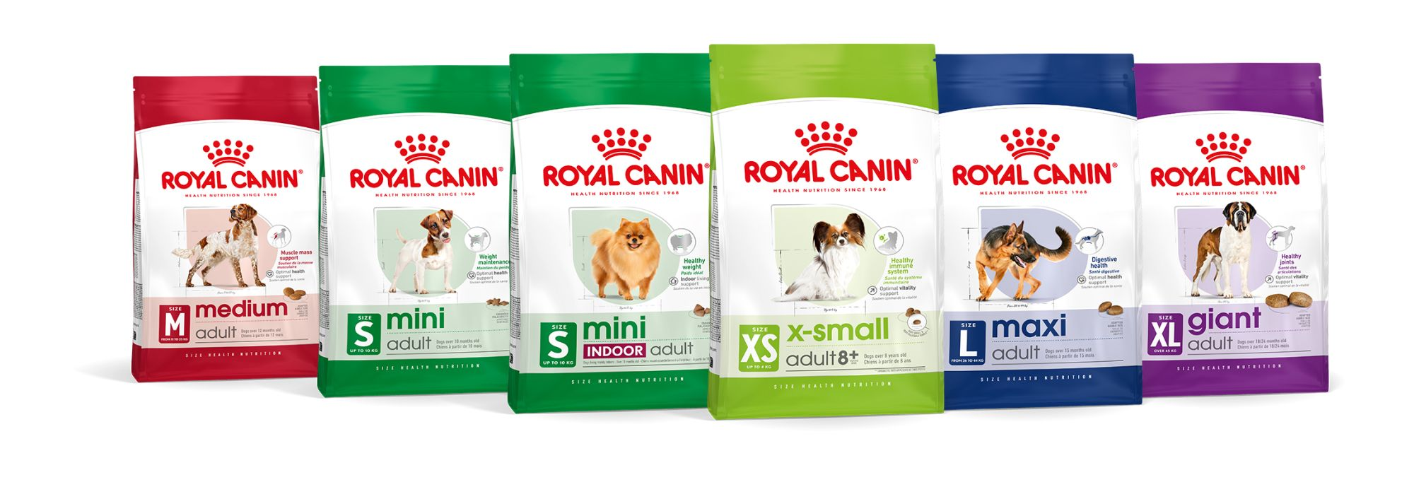 Les produits Size Health Nutrition Royal Canin