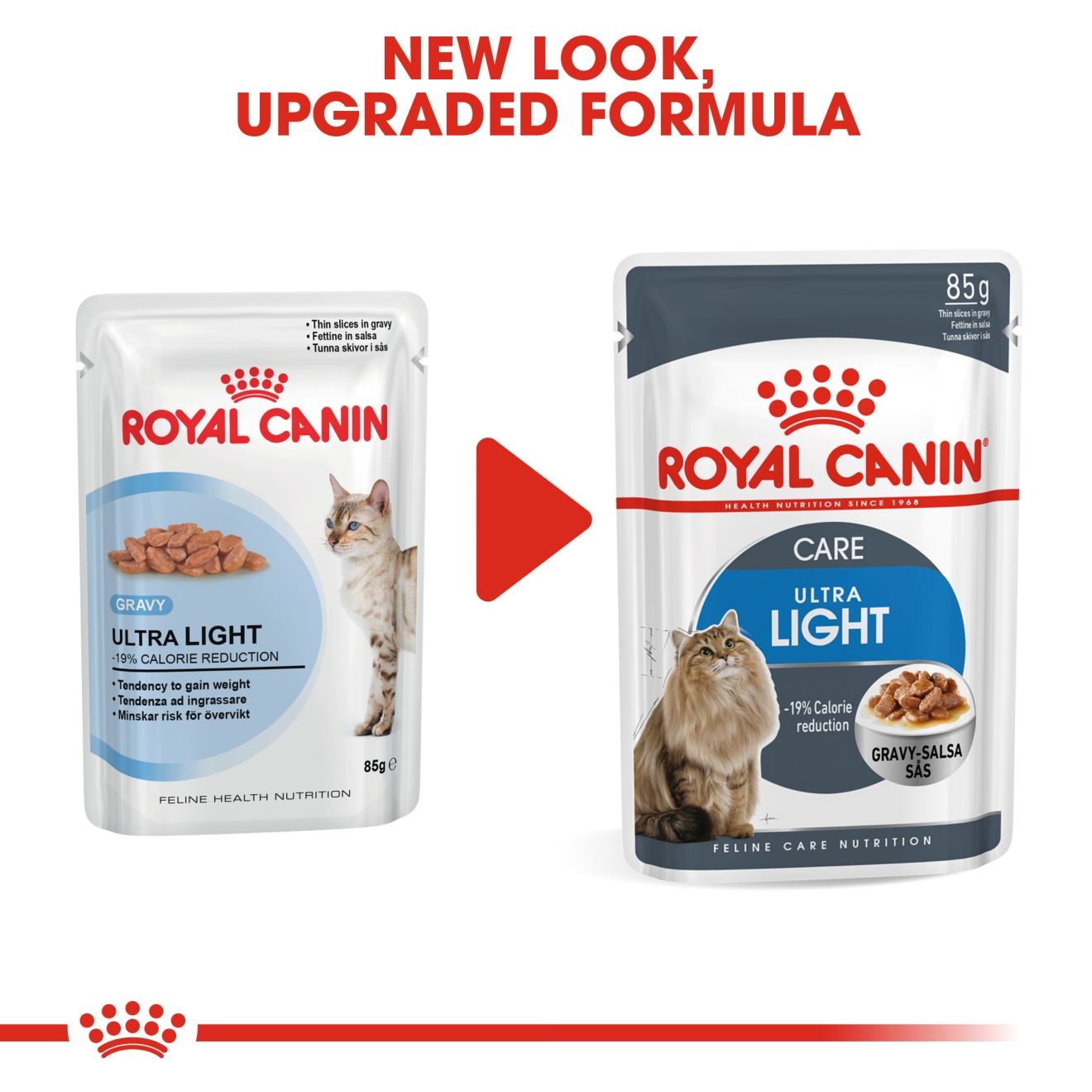 Tidsplan Bonus anmodning Ultra Light Gravy wet | Royal Canin