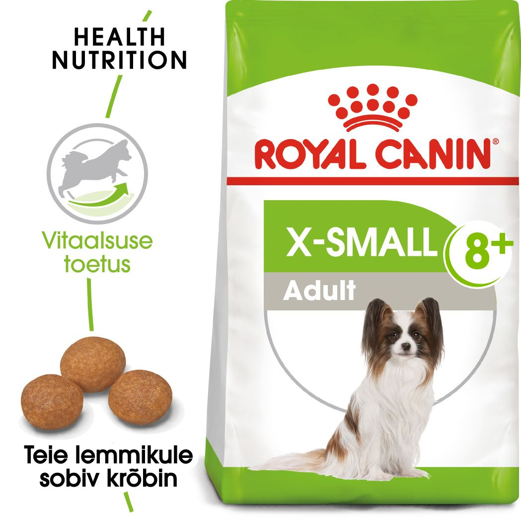 Royal Canin X-Small Adult 8+ kuivtoit