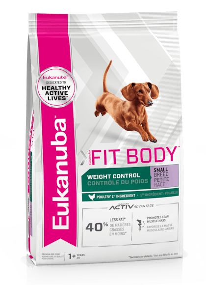 Eukanuba Weight Control Small Breed Chicken-3D Left Justified RSA