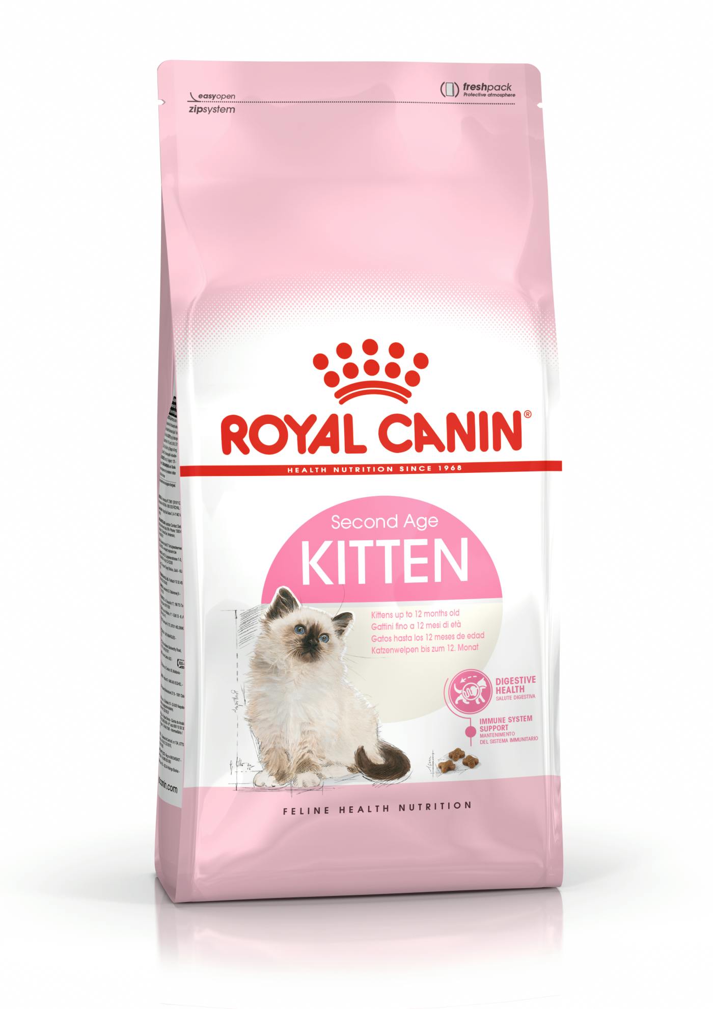 How much royal canin to feed kitten sale