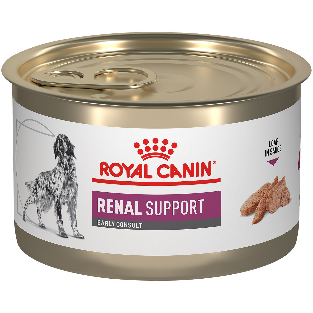 Canine Renal Support Early Consult loaf in sauce Royal Canin US