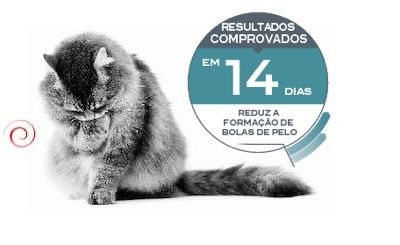 Emblematic of cat with hairball sensitivity and associated proven results