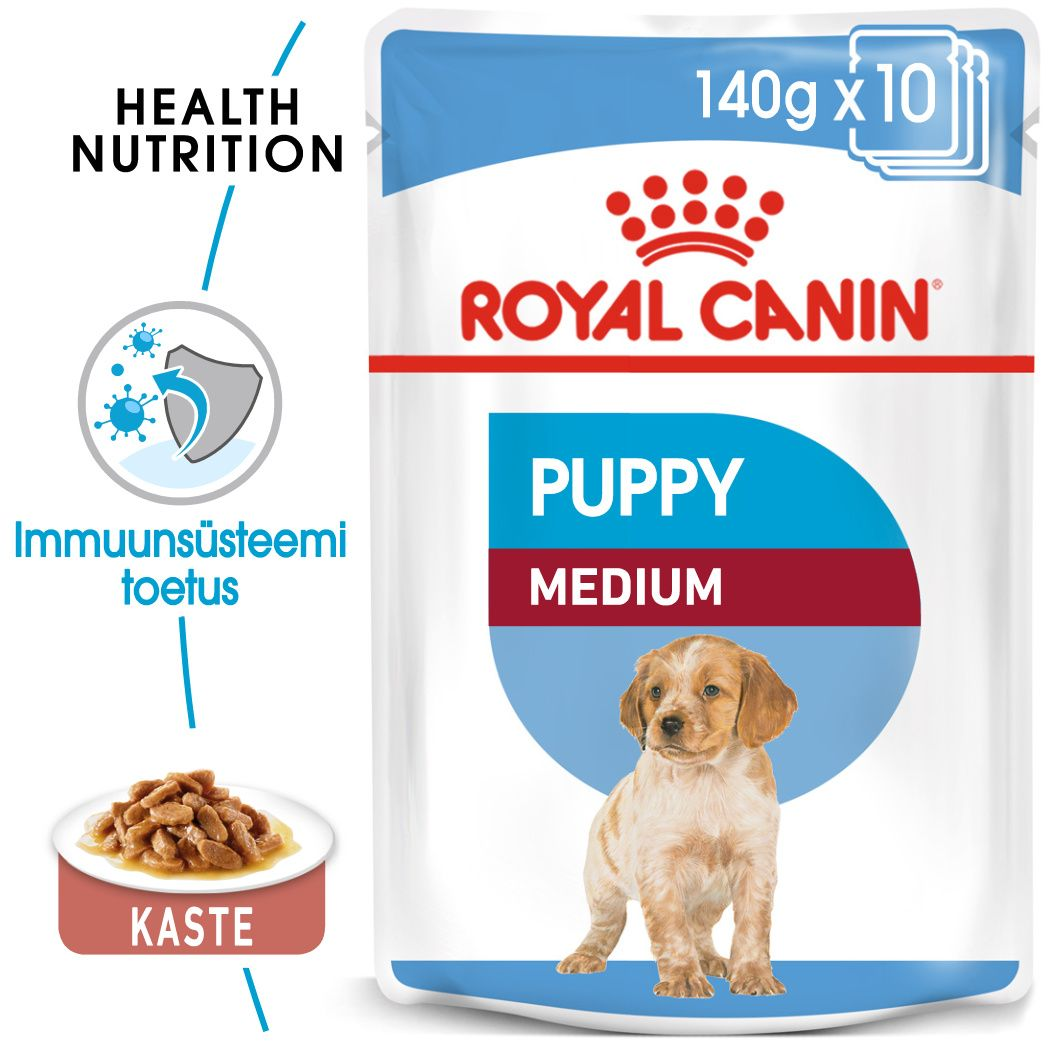 Royal Canin Medium Puppy konserv (tükid kastmes)