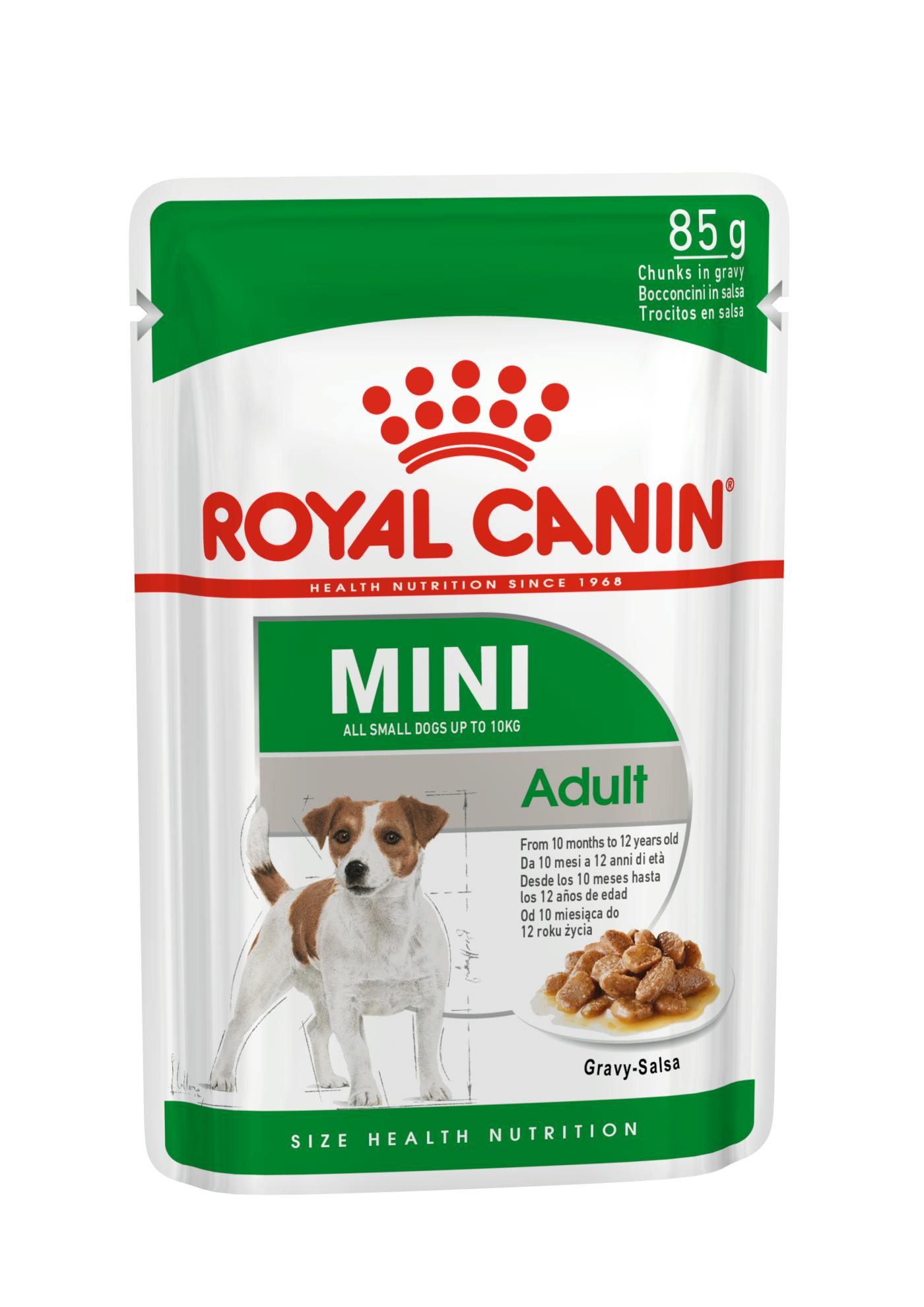 Tijd ethisch cijfer Mini Adult natvoer wet | Royal Canin