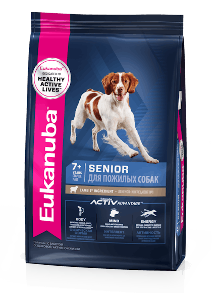 Eukanuba Senior All Breed Lamb – 3D Right Justified –RUS
