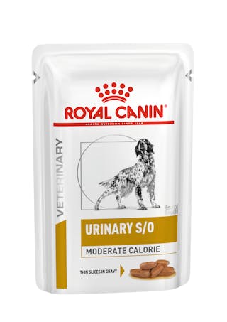 URINARY S/O MODERATE CALORIE feine Stückchen in Soße für Hunde