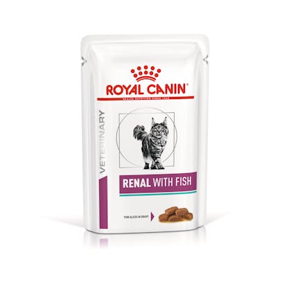 VHN-VITAL SUPPORT-RENAL CAT WET FISH CIG POUCH 85GR-PACKSHOT