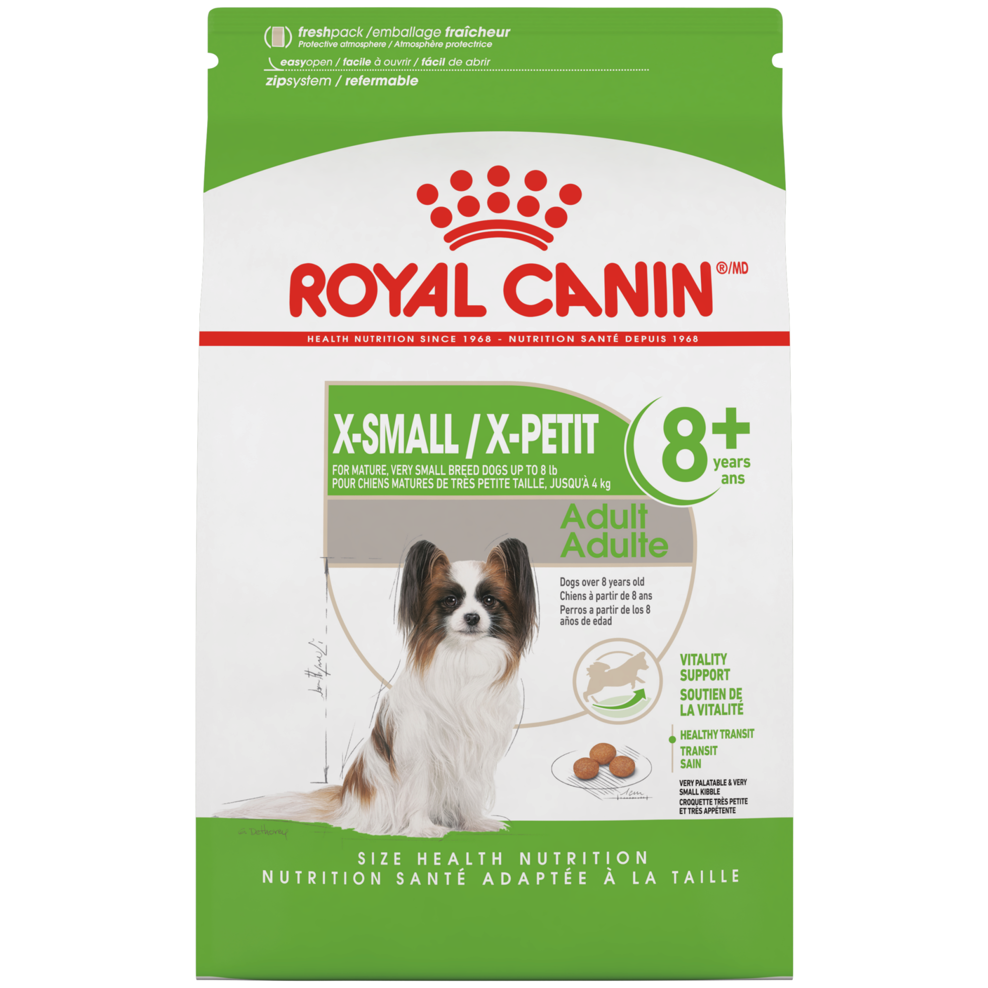 X-Small Adult 8+ Dry Dog Food