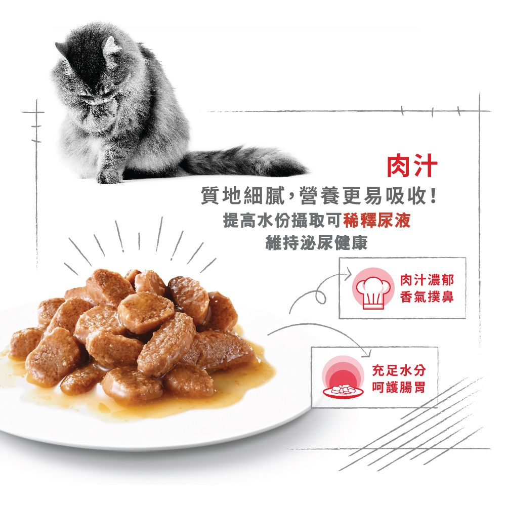 FCN 成貓體重控制加護主食濕糧（肉汁）