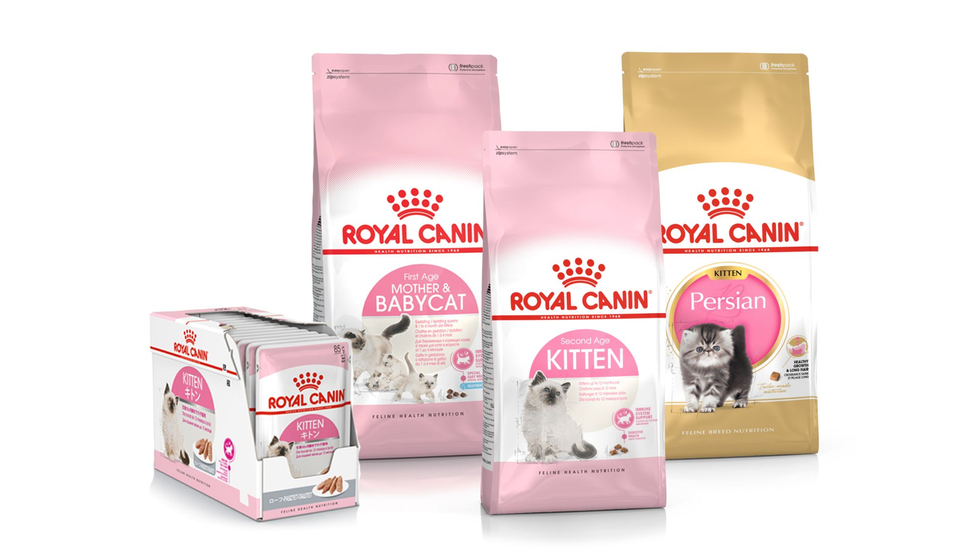 Συσκευασίες τροφής γάτας Royal Canin Kitten