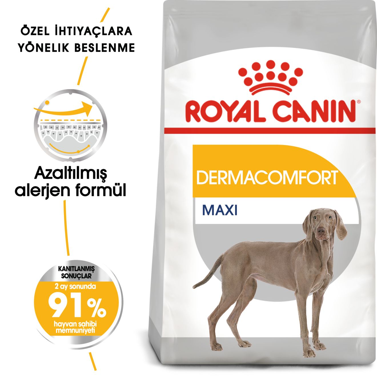 Maxi Dermacomfort Yetişkin Köpek Kuru Maması