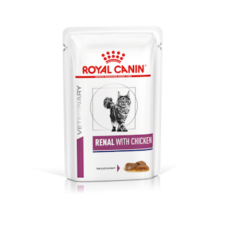 Royal Canin Renal With Chicken Cat konserv (õhukesed viilud kastmes)