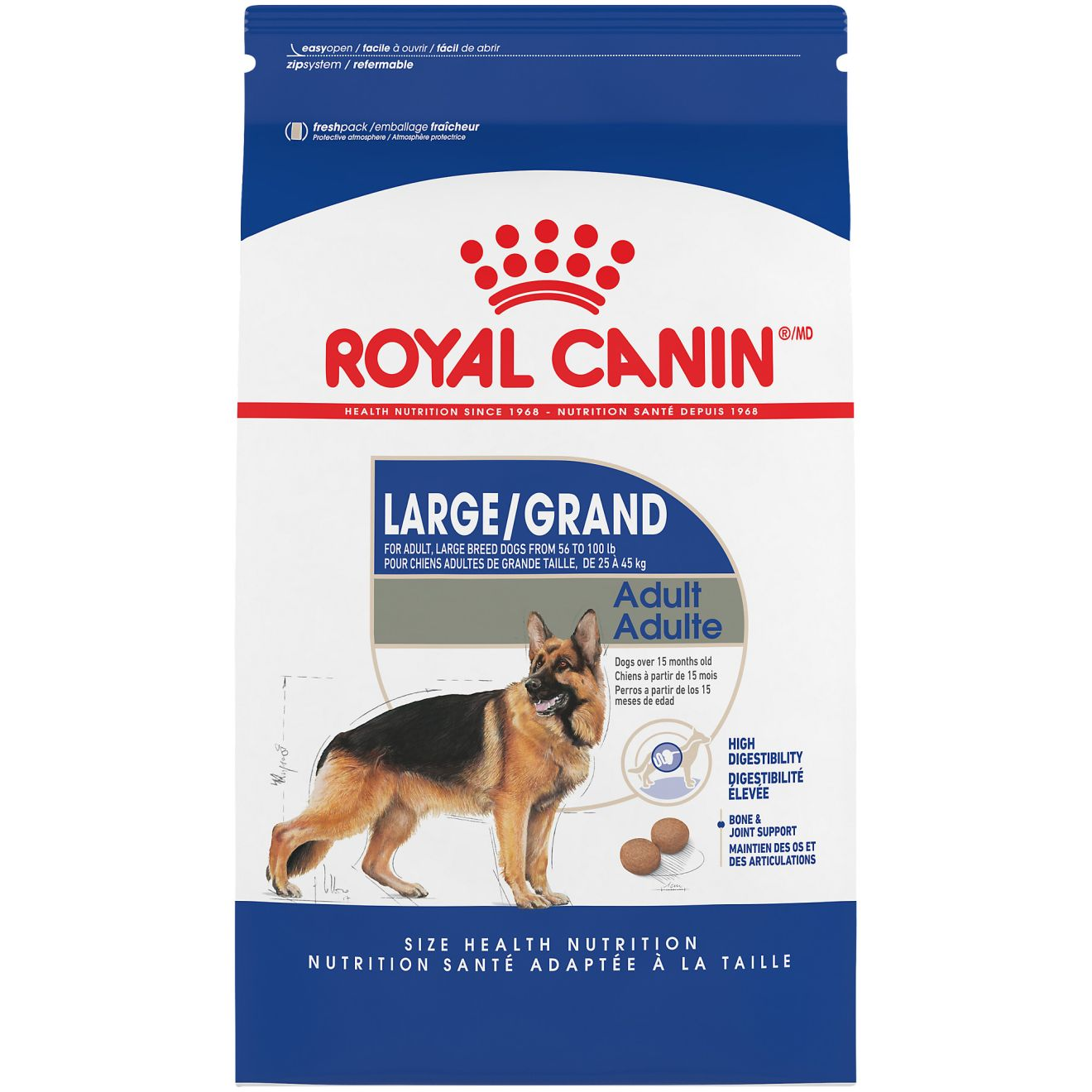 Large Adult Dry Dog Food Royal Canin US