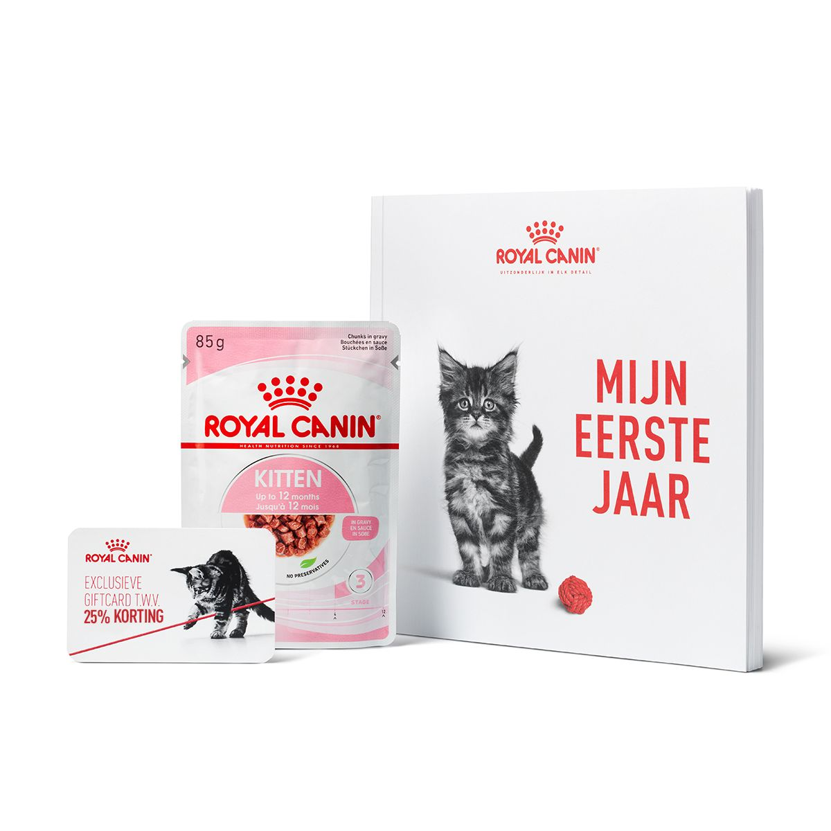 Inhoud Royal Canin Kittenpakket