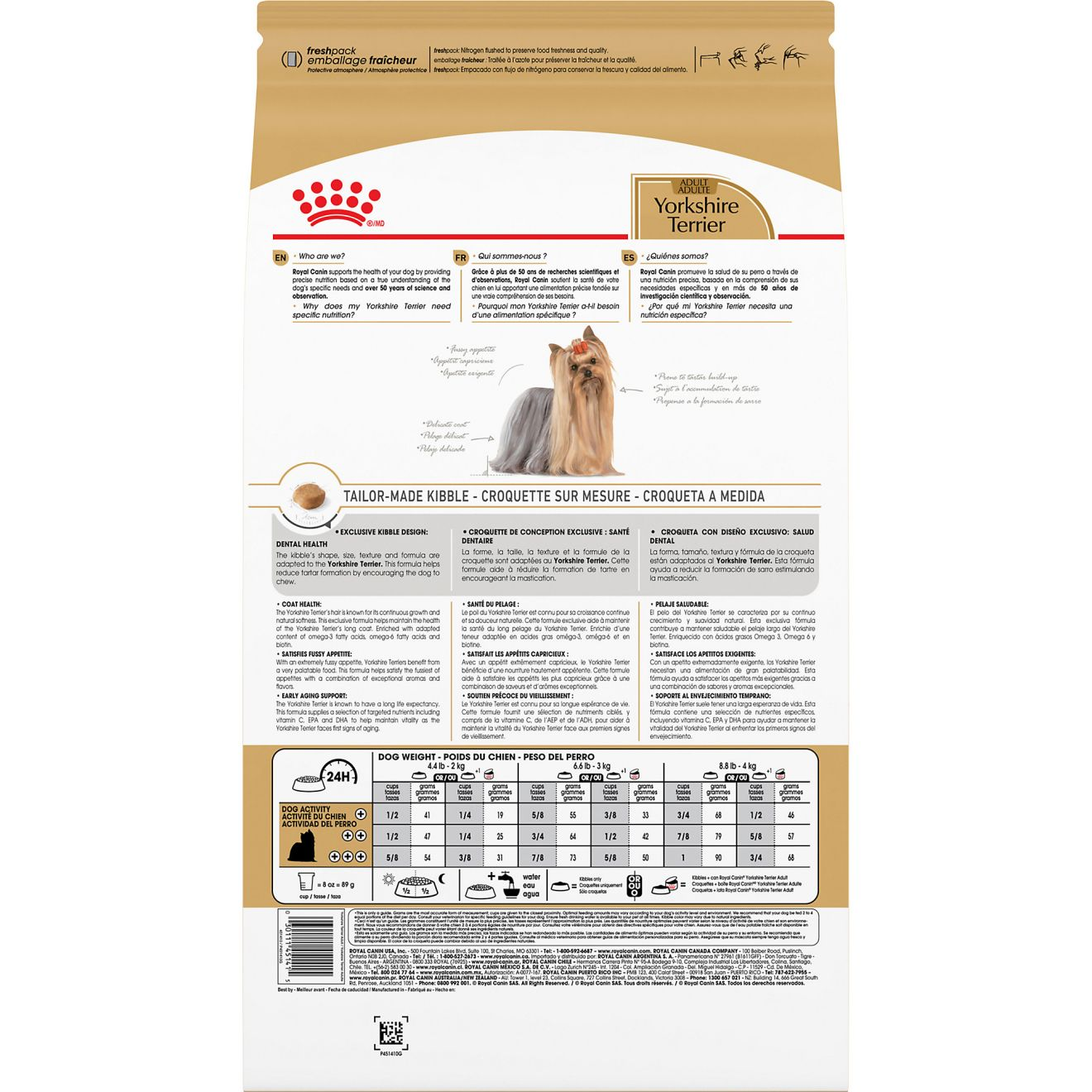 Yorkshire Terrier Adult Dry Dog Food