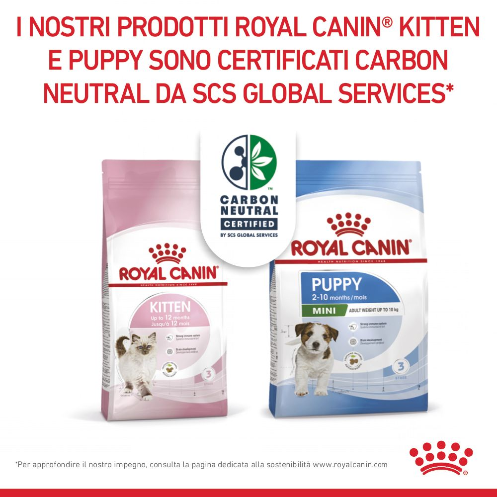 Royal Canin Puppy and Kitten Growth Programs packages