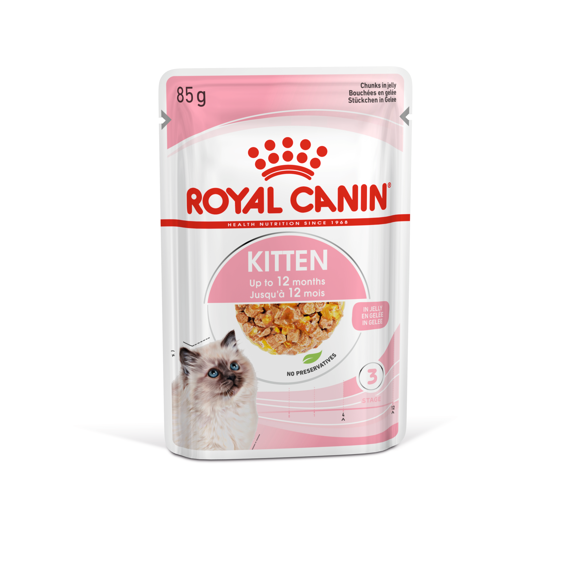 Kitten -  Hrană umedă (aspic)