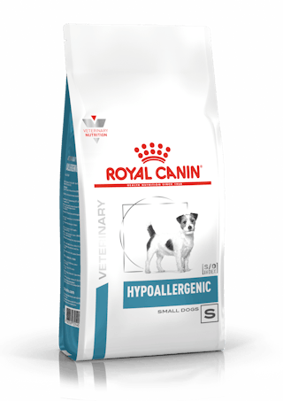 อาหารสุนัขพันธุ์เล็ก ประกอบการรักษา และทดสอบภาวะภูมิแพ้อาหาร ชนิดเม็ด (HYPOALLERGENIC SMALL DOG)
