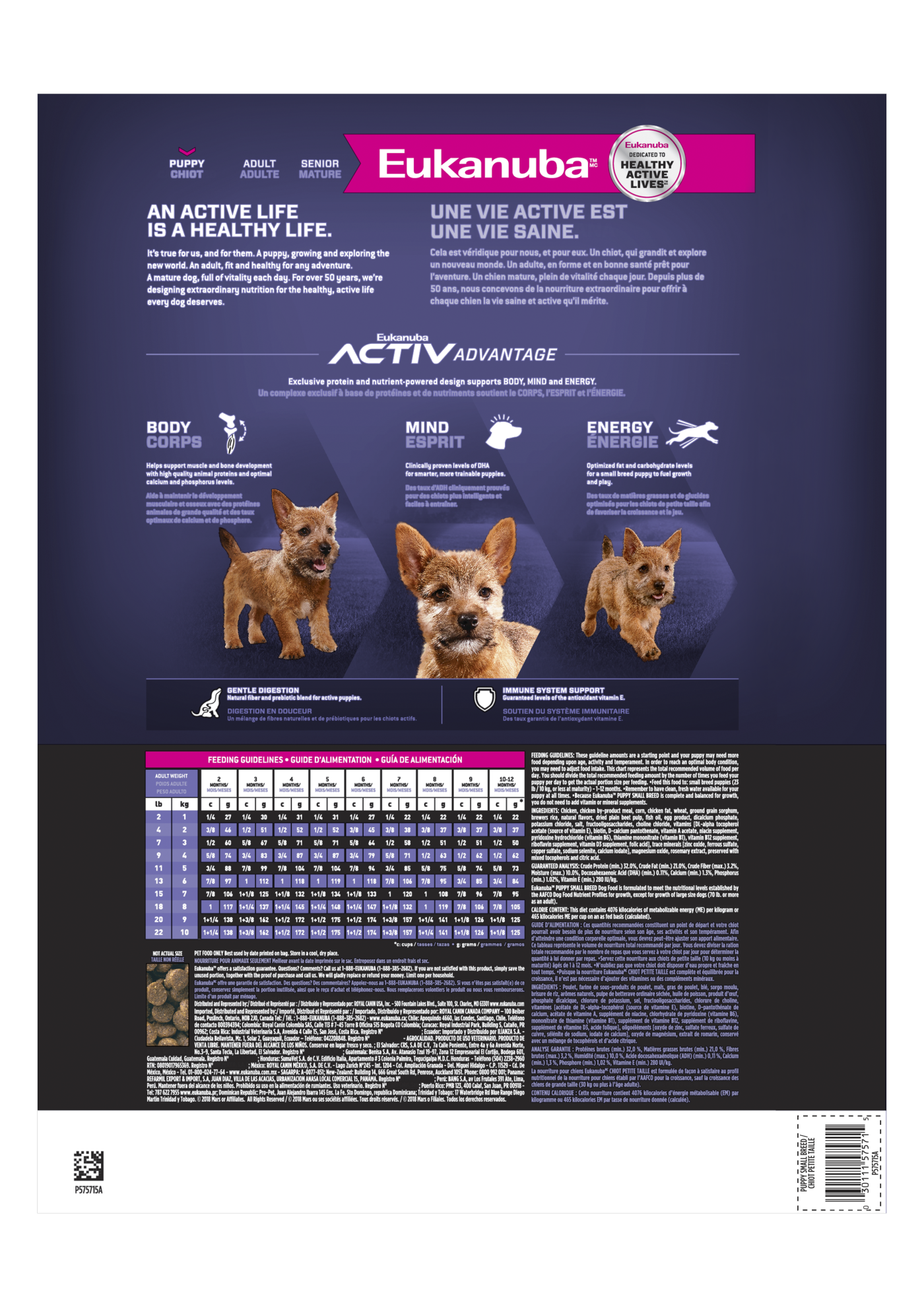 Eukanuba best sale feeding chart