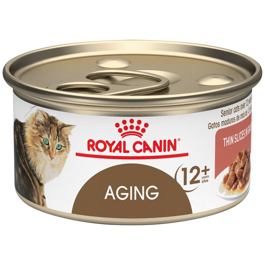 Aging 12+ Thin Slices in Gravy Canned Cat Food